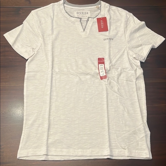 Guess Other - 🏳️‍🌈 Guess White Short Sleeve Tee